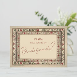 Invitación Marco vintage Etnia Motif Boda Bridesmade