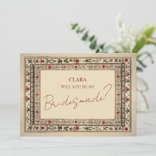 Invitación Marco vintage Etnia Motif Boda Bridesmade