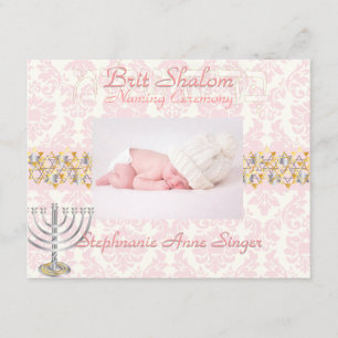 Invitación Marcos de fotos+estrellas brit shalom de PixDezine