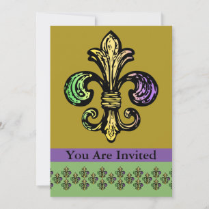 Invitación Mardi Fleur de Gras