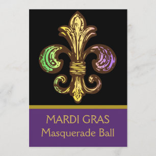 Invitación Mardi Fleur de Gras