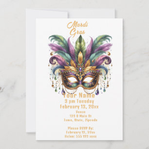 Invitación Mardi Gras