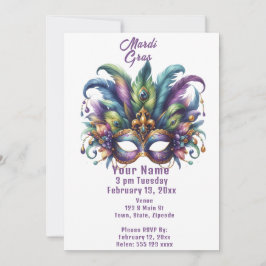 Invitación Mardi Gras