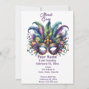 Invitación Mardi Gras