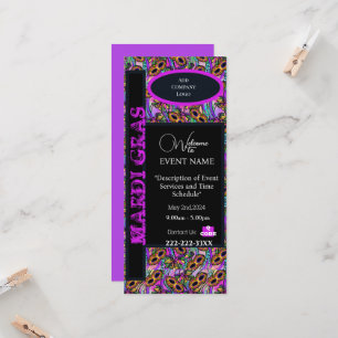 INVITACIÓN MARDI GRAS