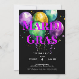 Invitación Mardi Gras