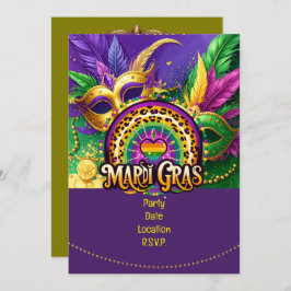 Invitación Mardi Gras Party – Let the Good Times Roll