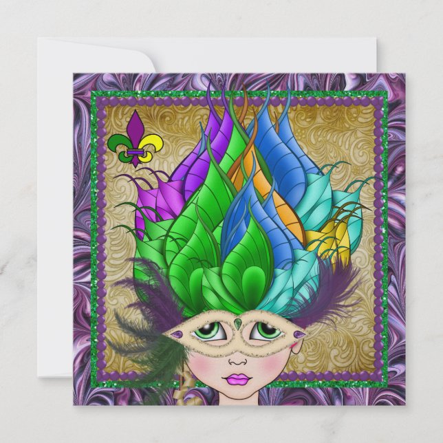 Invitación Mardi Gras - SRF (Anverso)