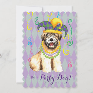Invitación Mardi Gras Wheaten