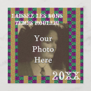 Invitación ¡Mardi Parti Laissez les bons temps rouler!