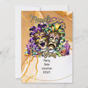 Invitación Mardigras