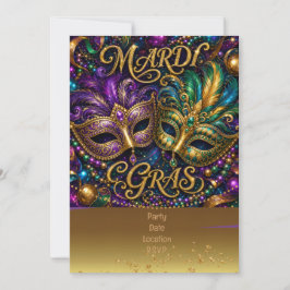 Invitación Mardigras