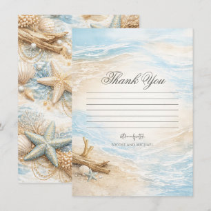 Invitación Mareas eternas acuarela costera de la playa Gracia