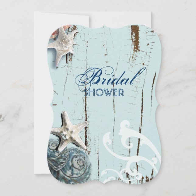 Invitación maremoscas oceánicas modernas (Anverso)