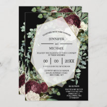 Marfil de Borgoña rosa de mohos oscuros eucalipto