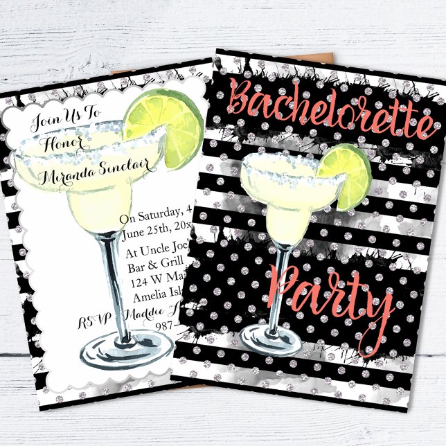 Invitación Margarita Bachelorette de Black Strike (Subido por el creador)