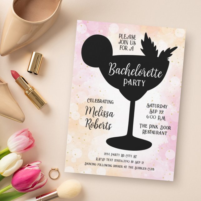 Invitación Margarita Cocktail Bachelorette (Subido por el creador)