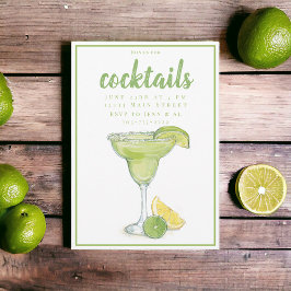 Invitación Margarita Cocktail Fiesta