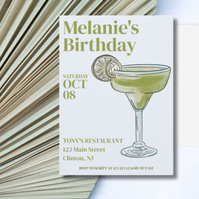 Invitación Margarita Cumpleaños (Subido por el creador)
