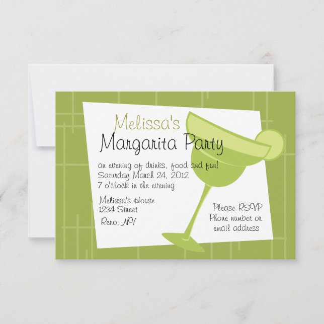 Invitación Margarita Fiesta (Anverso)