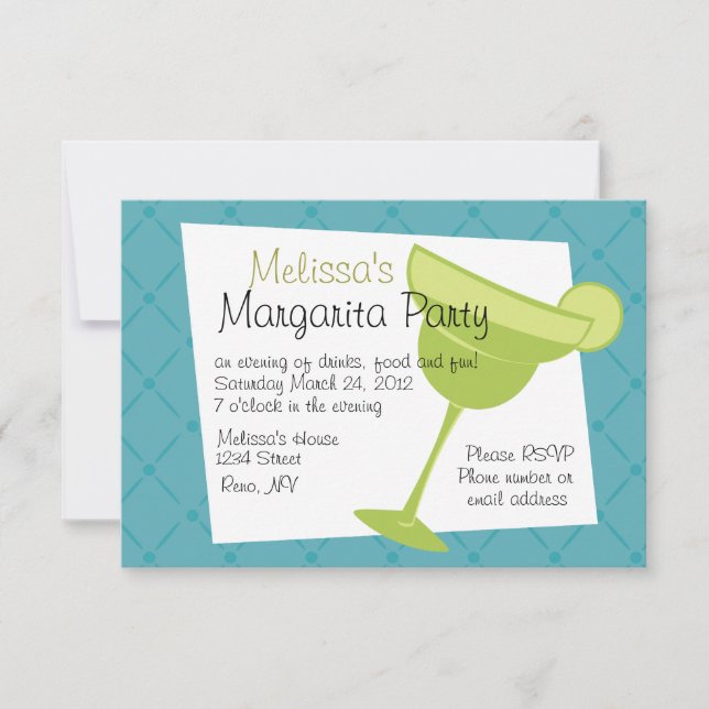 Invitación Margarita Fiesta (Anverso)