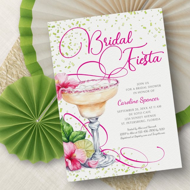 Invitación Margarita Fiesta Bridal Shower (Subido por el creador)