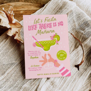 Invitación Margarita Fiesta fiesta de cumpleaños para adultos