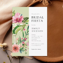 Margarita Fiesta Floral Bridal Shower