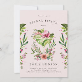 Invitación Margarita Fiesta Floral Bridal Shower