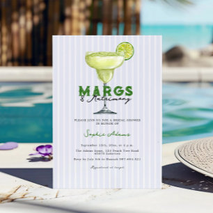 Invitación Margarita Margs & Matrimony Coctail Shower