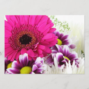 Invitación Margarita rosada del Gerbera