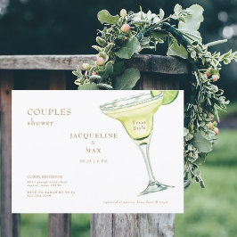 Invitación Margarita Texas Style Couples Wedding Shower