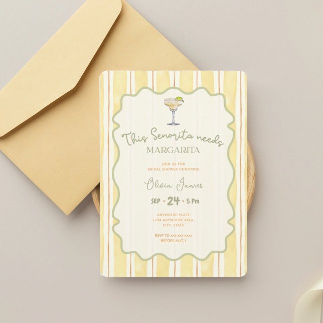 Invitación Margaritas con mis Señoritas fiesta de despedida d (Subido por el creador)