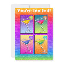 Invitación - Margaritas del arte pop