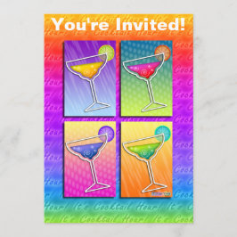 Invitación - Margaritas del arte pop