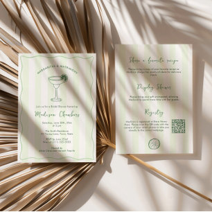 Invitación Margaritas Y Ducha Bridal De Matrimonio