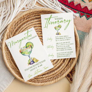 Invitación Margaritas y Matrimonia Bachelorette Fiesta de fin