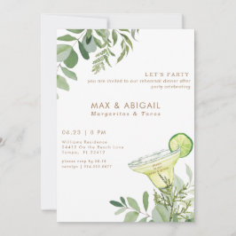 Invitación Margaritas y Tacos ensayan la cena tras el Fiesta