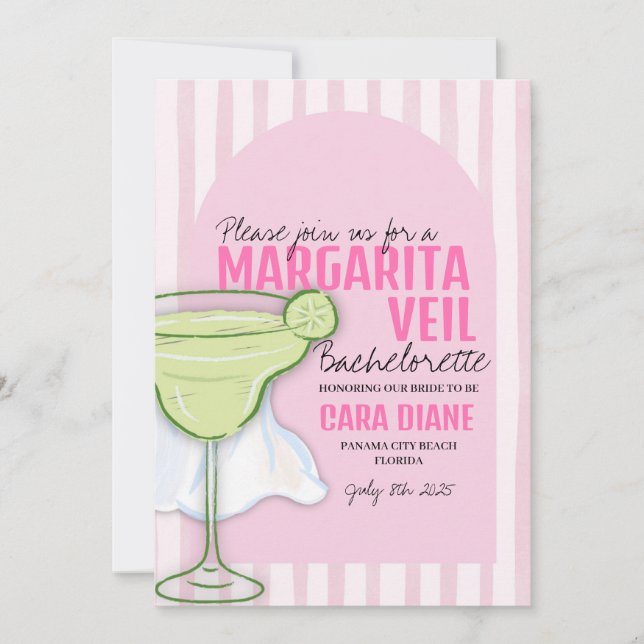 Invitación Margartia Veil (Anverso)