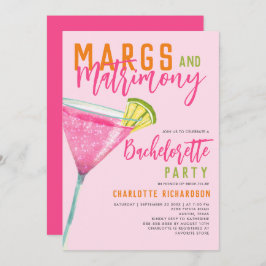 Invitación Margs & Matrimonia Margarita Rosa Bachelorette Bas
