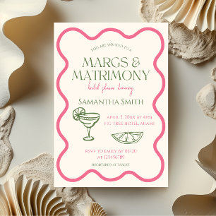 Invitación Margs & Matrimony Bridal Shower Hand Drawn Moderno