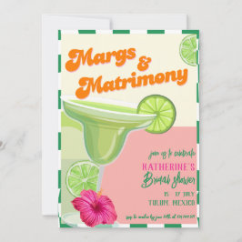 Invitación Margs & Matrimony Lime Bridal