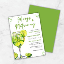 Margs & Matrimony Margarita Cocktail Bridal Shower