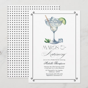 Invitación Margs y Matrimonio Clásicos Margarita Ducha Bridal