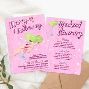 Invitación Margs y Matrimonio - Fin de semana de soltera