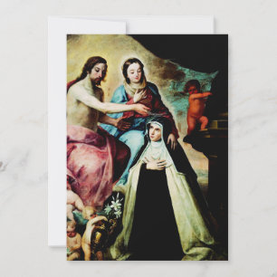 Invitación María Magdalena de Pazzi por Pedro de Moya