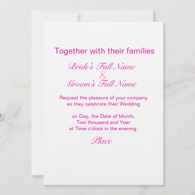 Invitación Marie Antoinette Déjenlos comer pastel (Anverso)