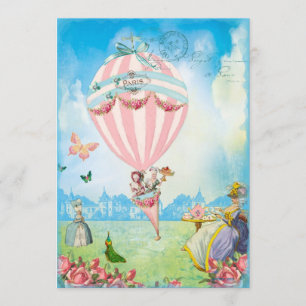 Invitación Marie Antoinette Tea en Versailles Lawn Fiesta