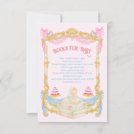 Invitación Marie Antoniette Que coman pastel Libros para bebé