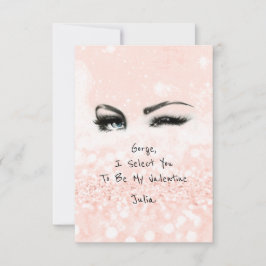 Invitación Marilyn Monroe Valentine Rosa de la Declaración de